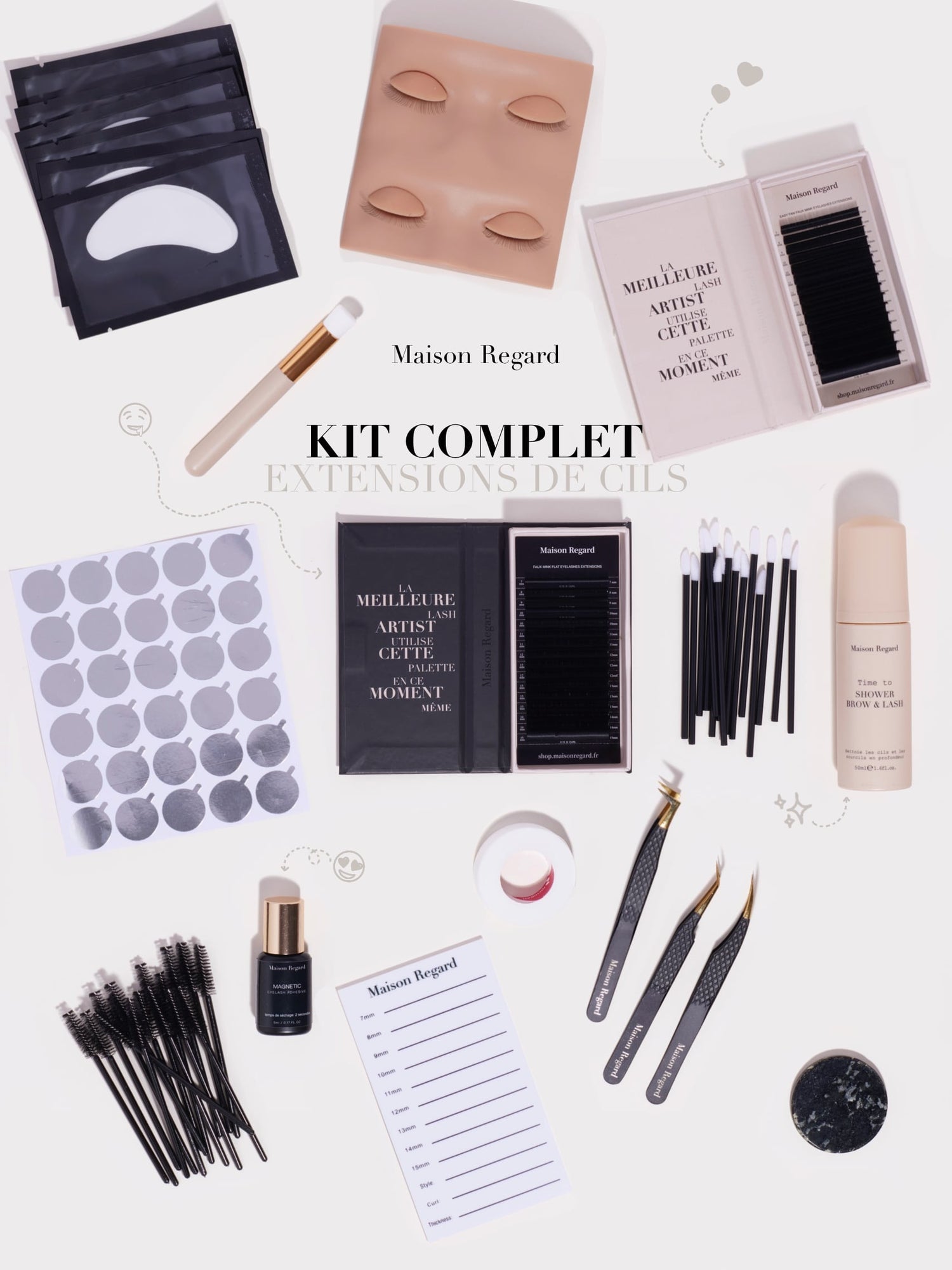 Kit extensions de cils : Tout se dont vous avez besoin dans un seul kit