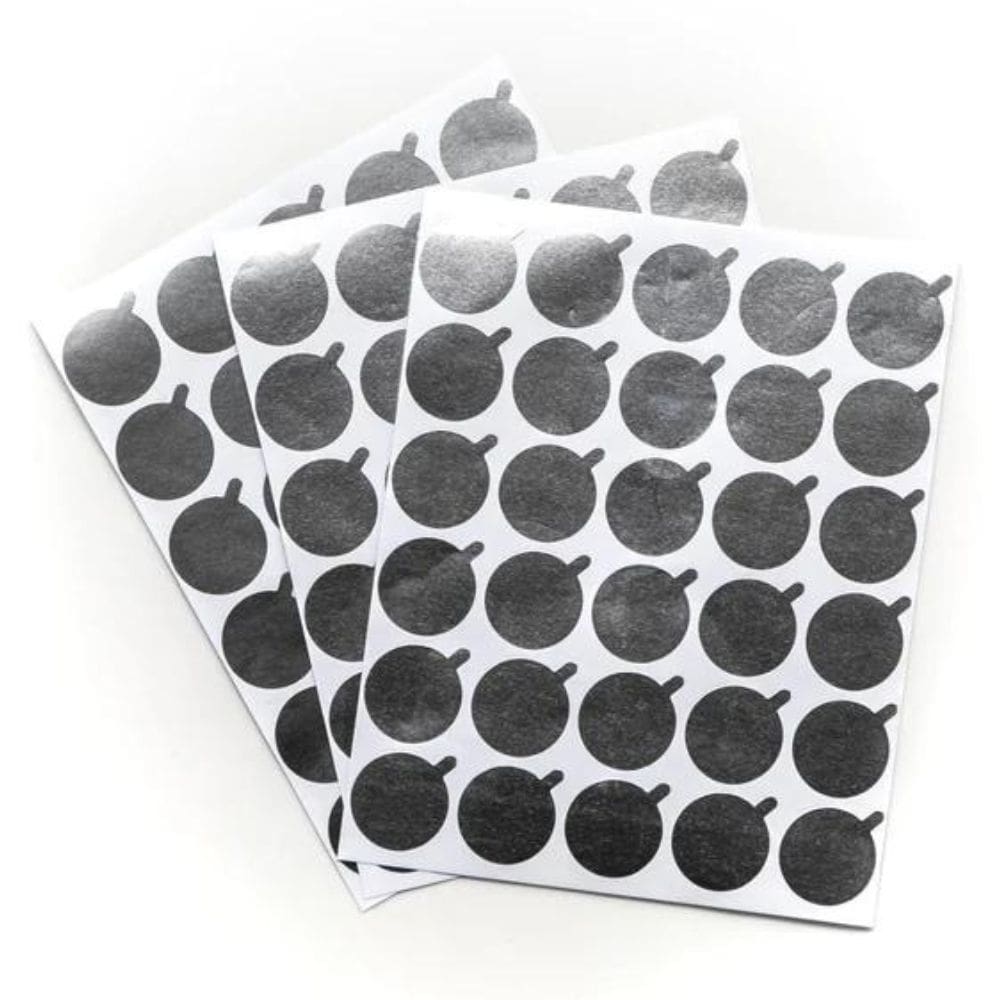 Autocollants pour pierre de jade (par lot de 5 feuilles : 150 stickers)