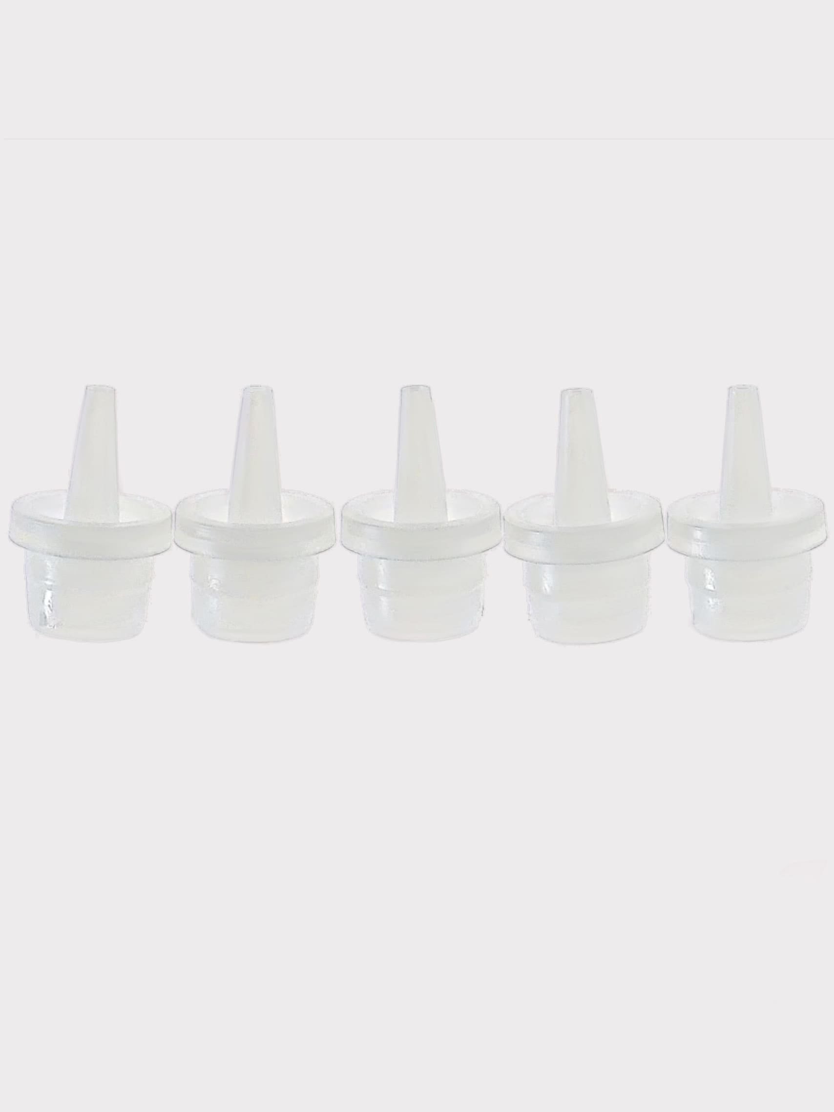 Interchangeable caps for eyelash extension glue (pack of 5)