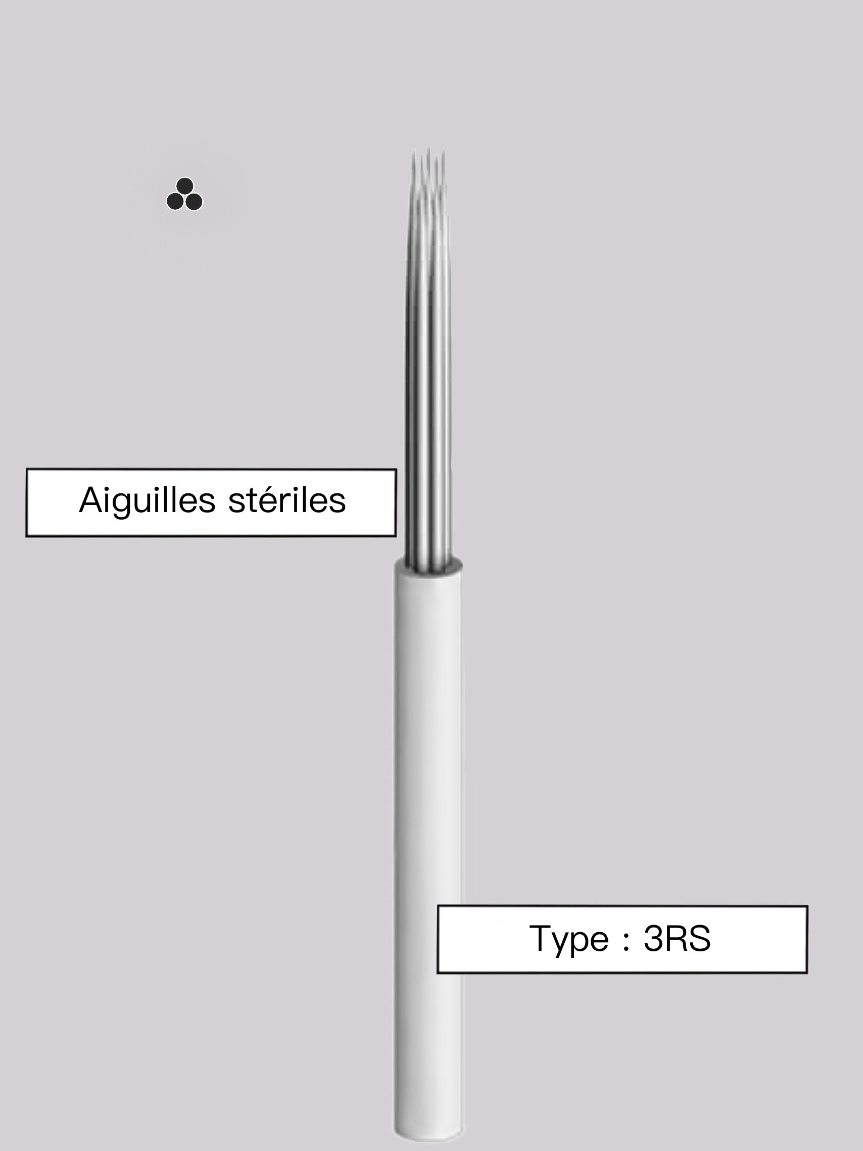 aiguilles microshading 3RS stériles