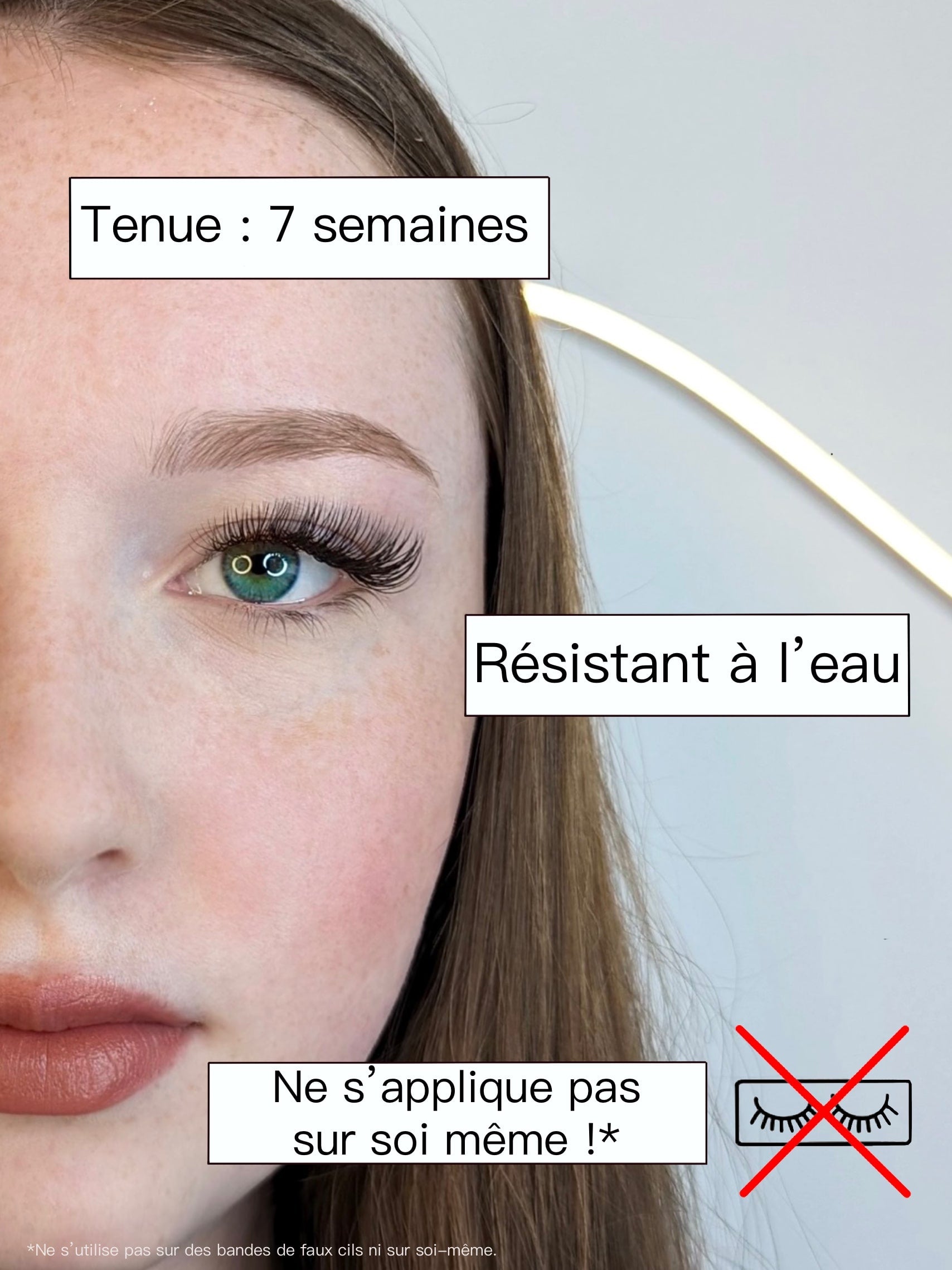 colle extension de cil sans cyano acrylate