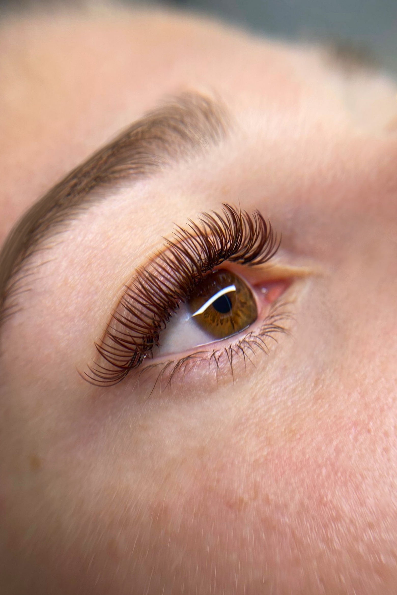 Chocolate Brown - Classic Eyelash Extensions - Flat Base 0.15