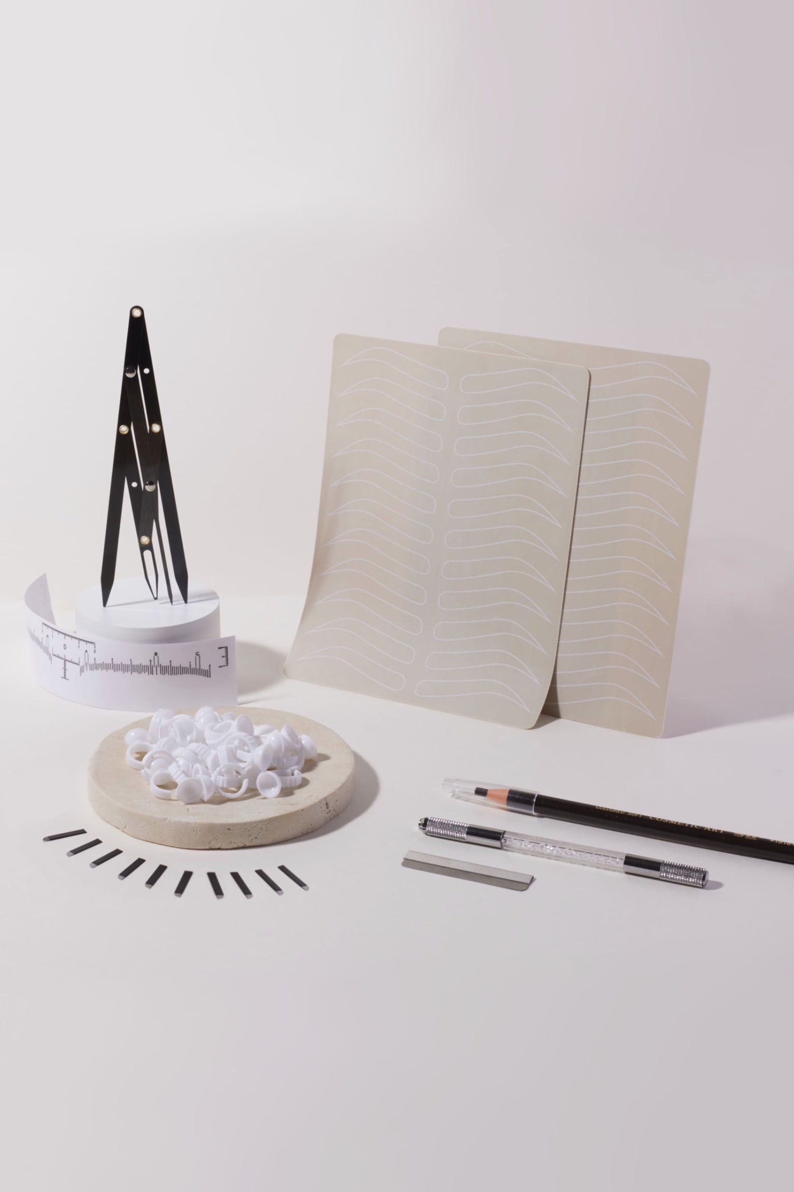 kit d'entrainement microblading peau en latex microblading aiguilles microblading