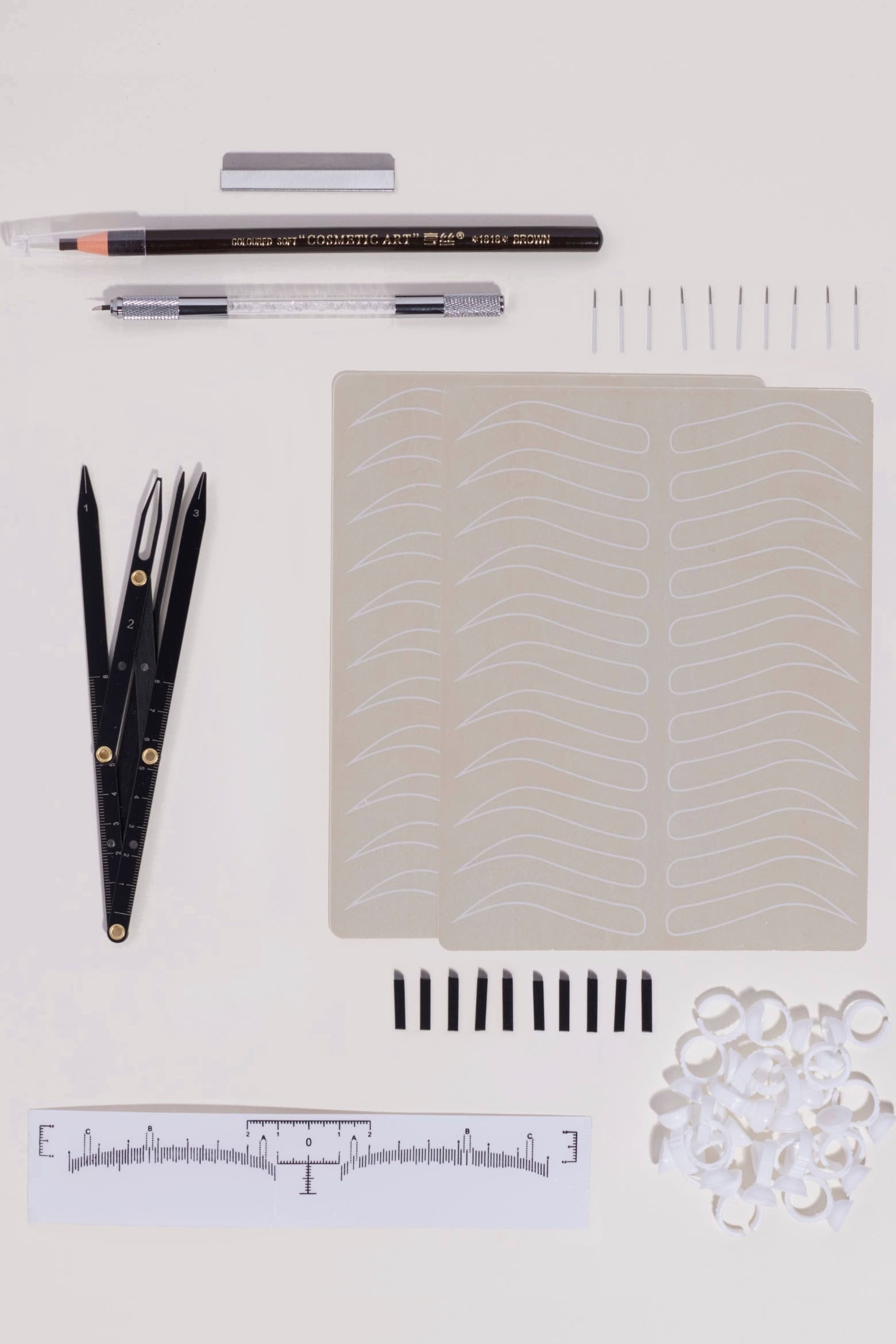 kit de formation entrainement microblading et microshading