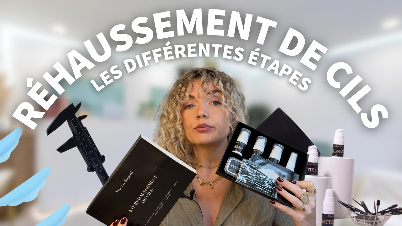 Les différentes étapes d'un rehaussement de cil en video