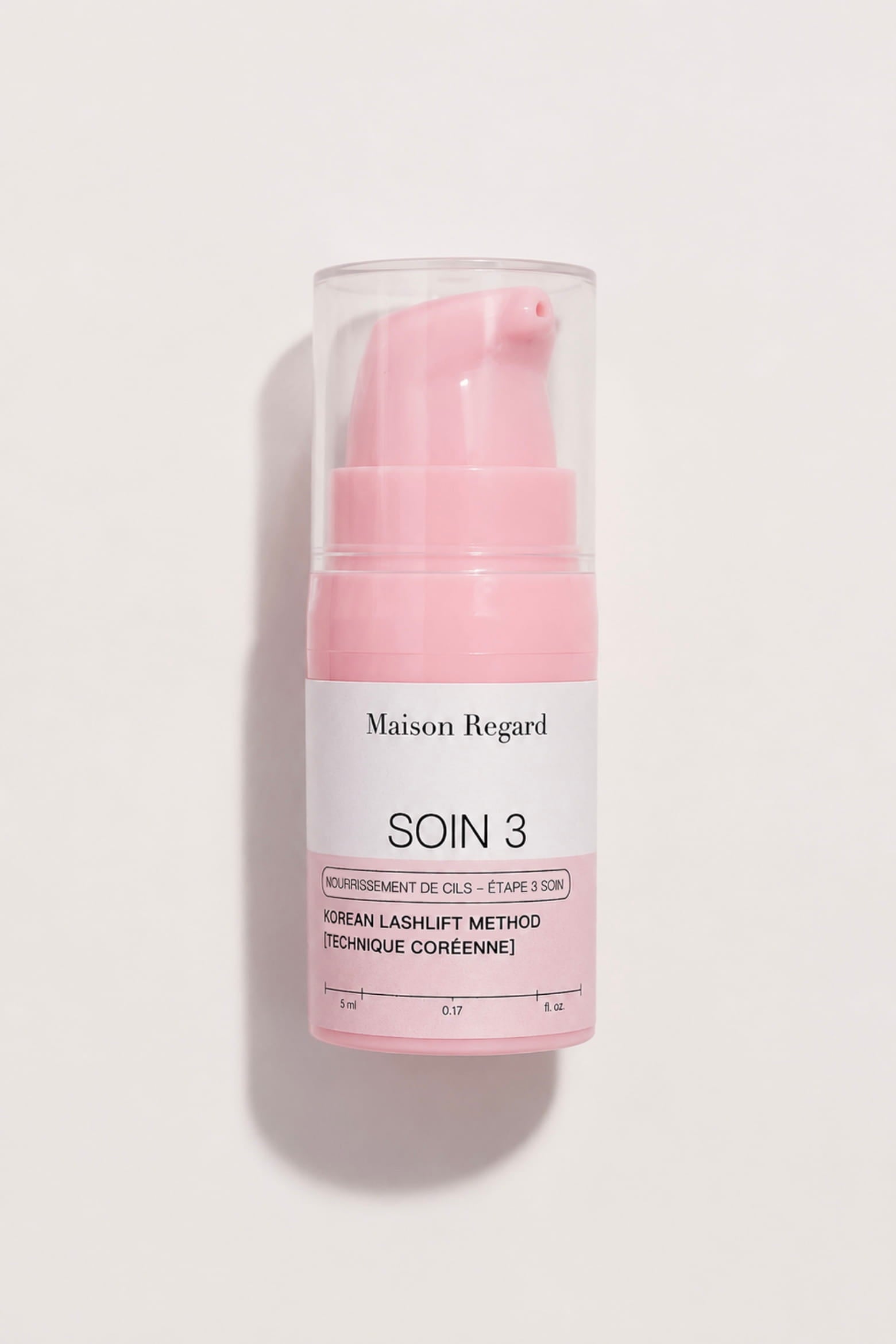 soin nourrissant 3 korean lashlift