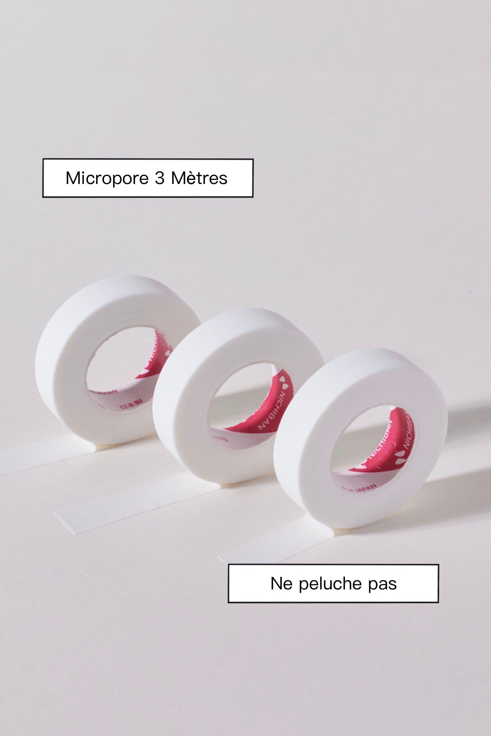 sparadrap Micropore 3M Nichiban extension de cils