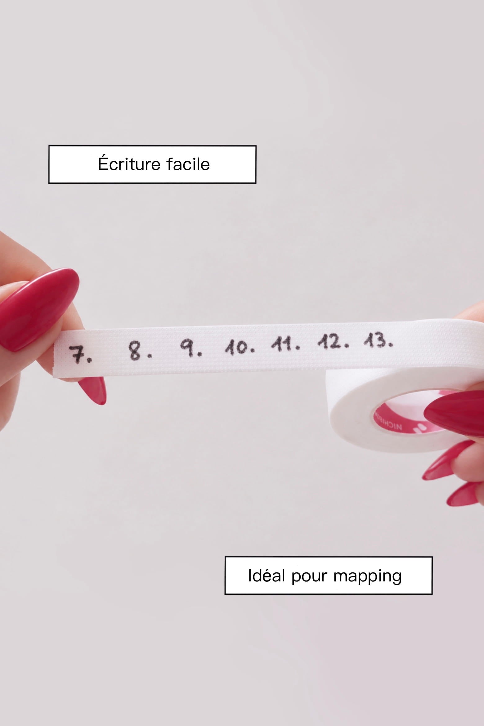 micropore nishiban exriture facilemapping extensions de cils