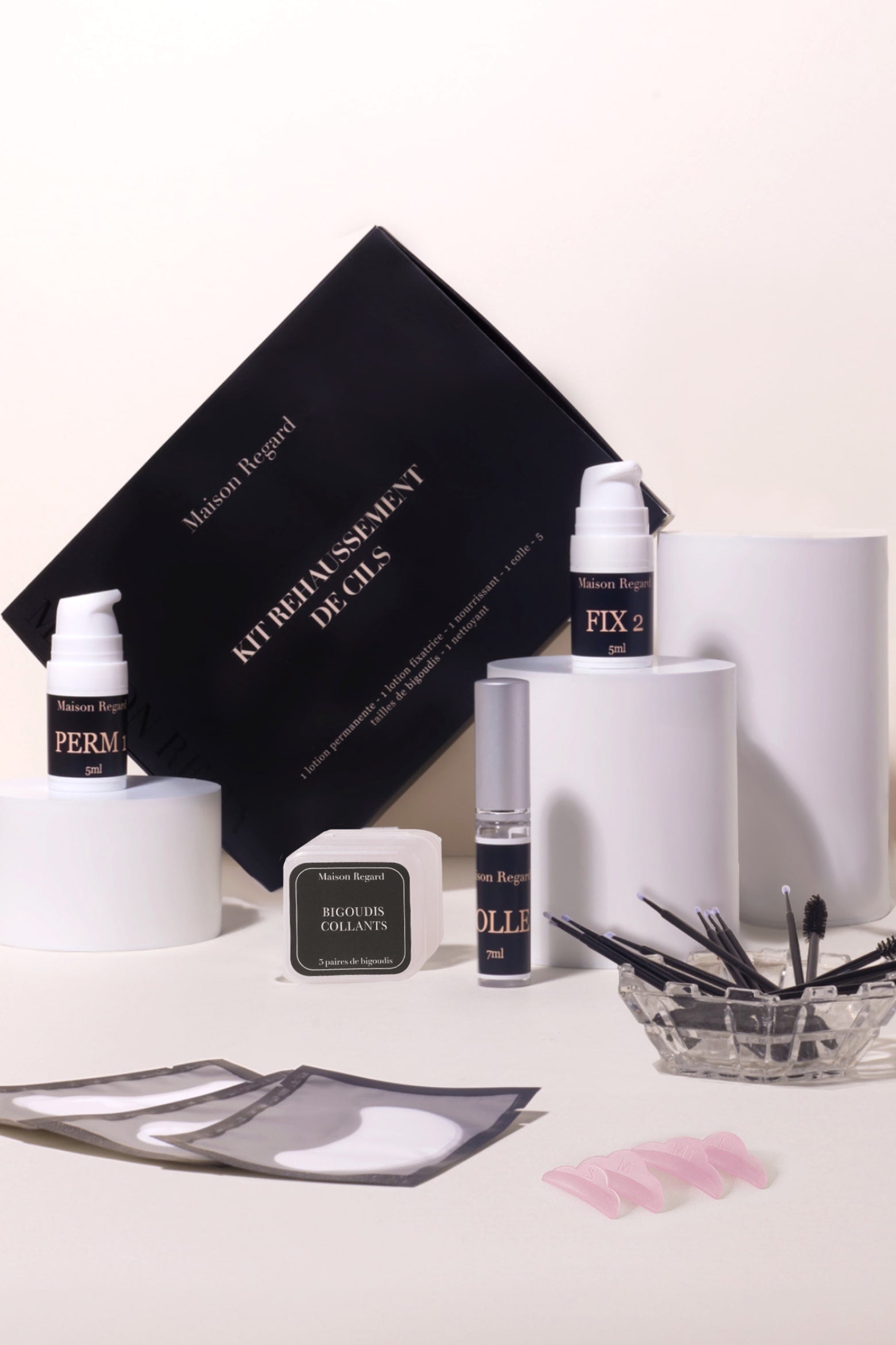 Kit rehaussement de cil materiel et produits professionnels