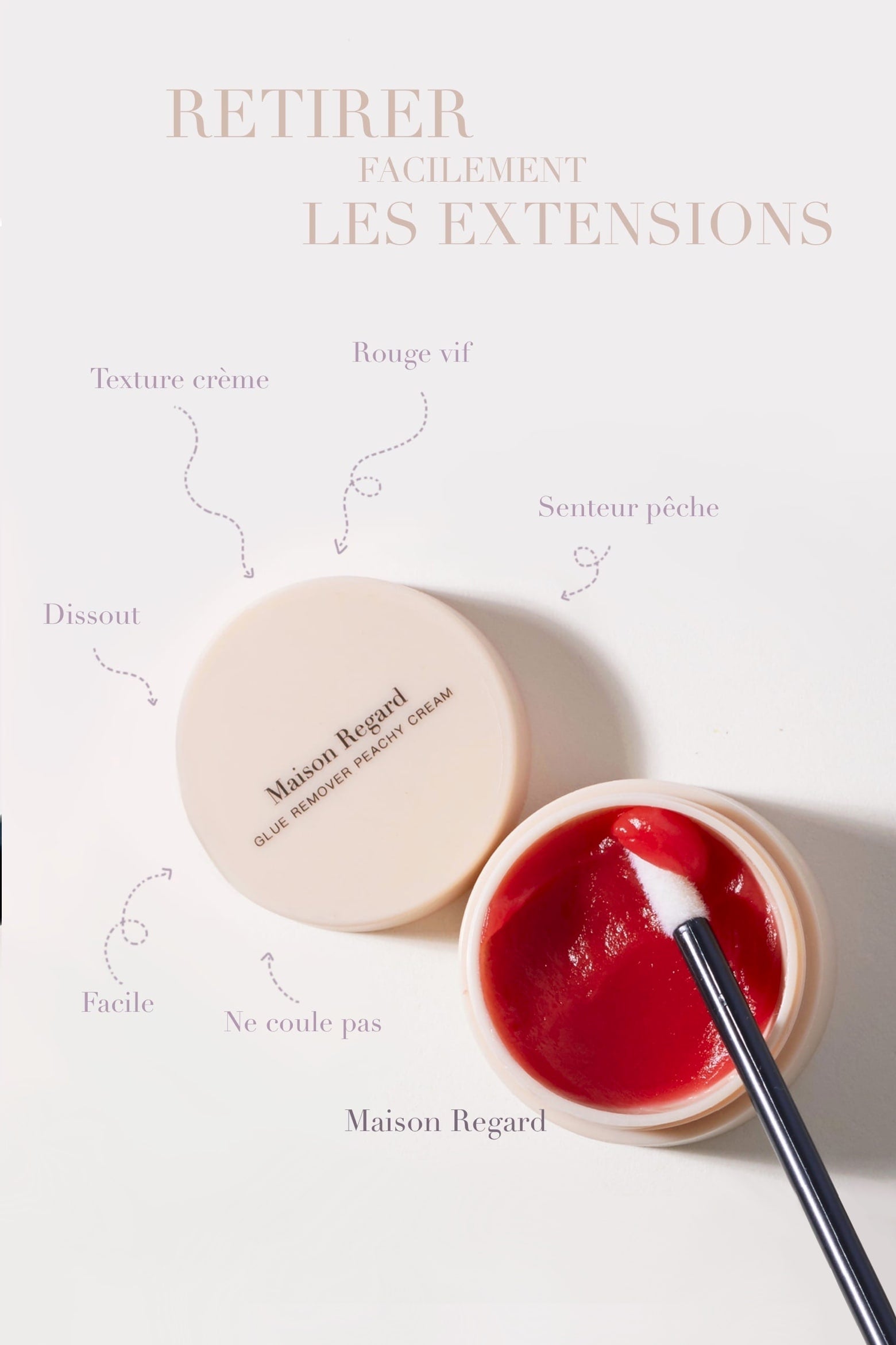 comment faire une depose extensions de cils remover