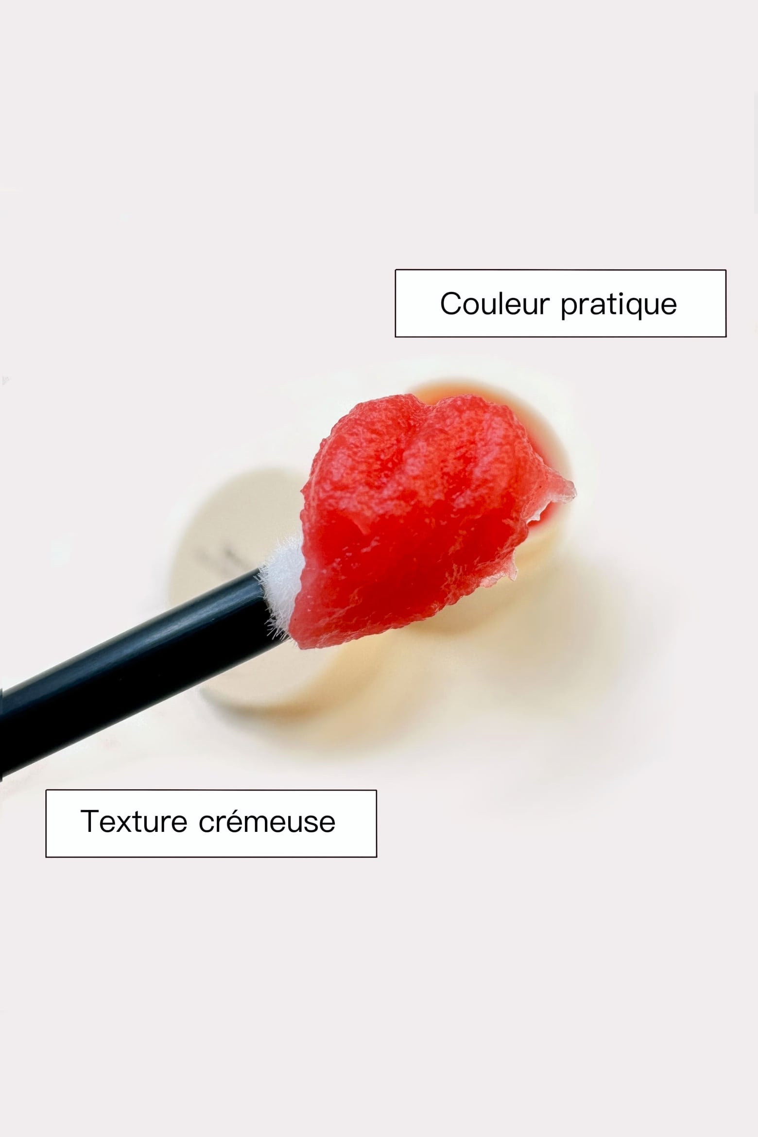 remover extensions de cils rouge coloré