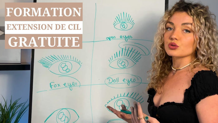 Cil Strass Formation extension de cil gratuite : pose cil à cil