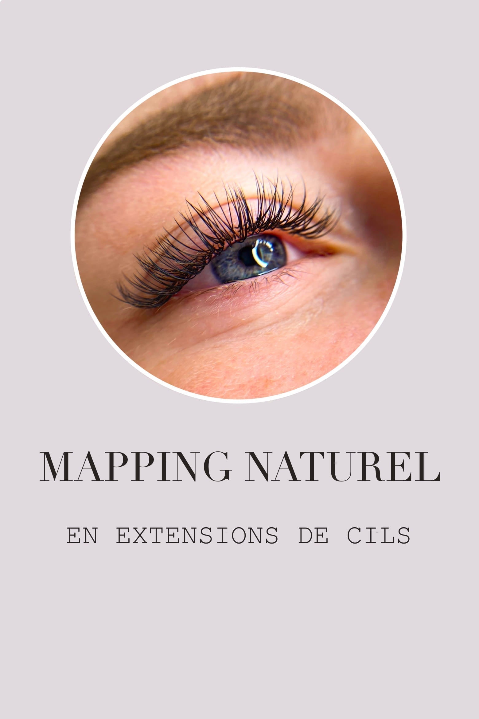 mapping naturel en extensions de cils