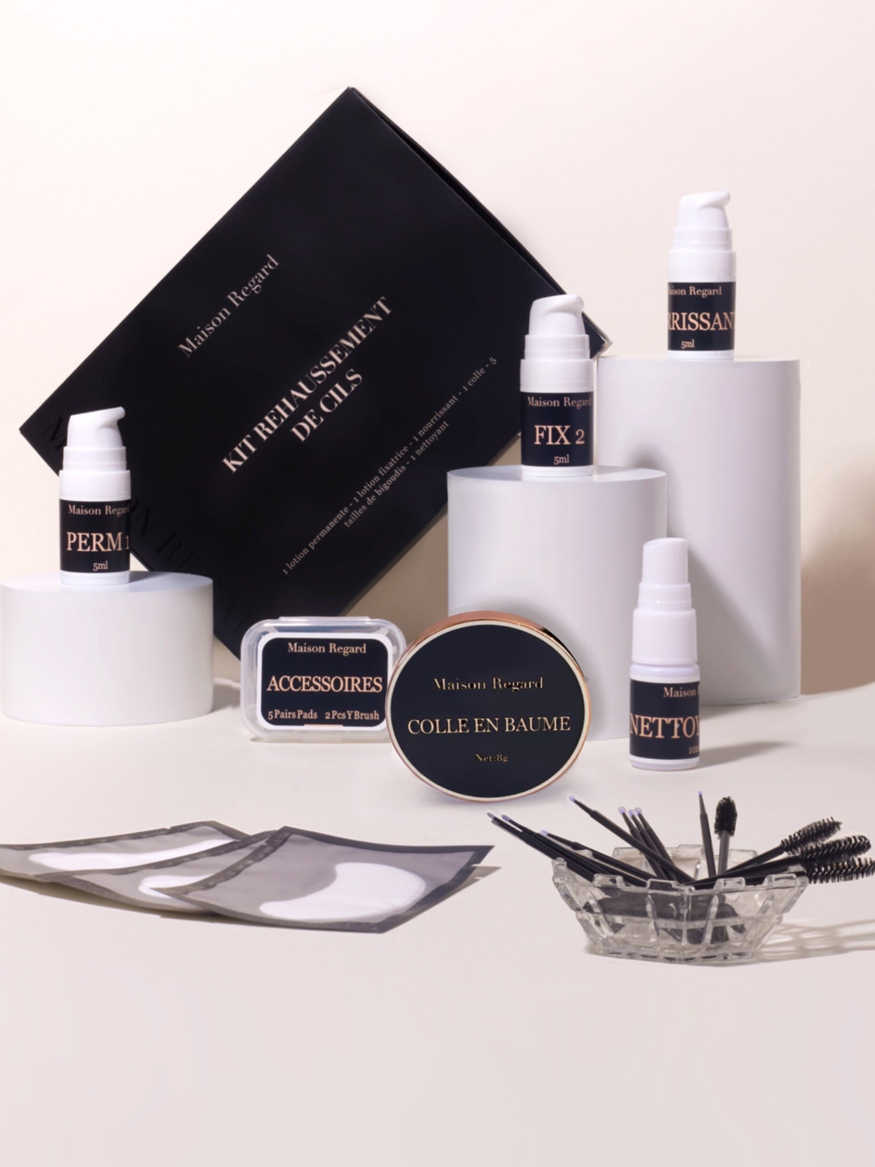 Kit rehaussement de cil materiel et produits professionnels
