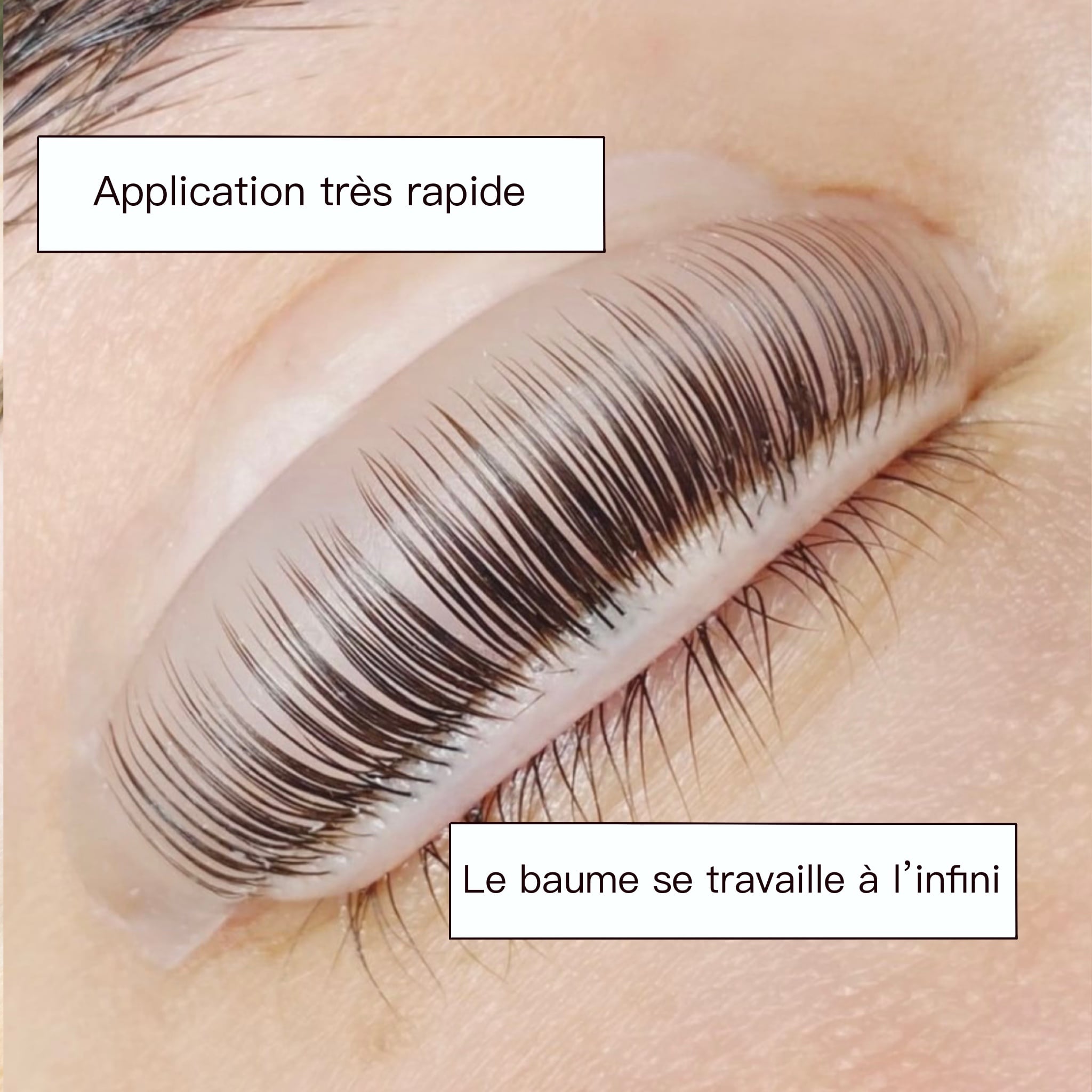 conseil application colle en baume rehaussement de cils