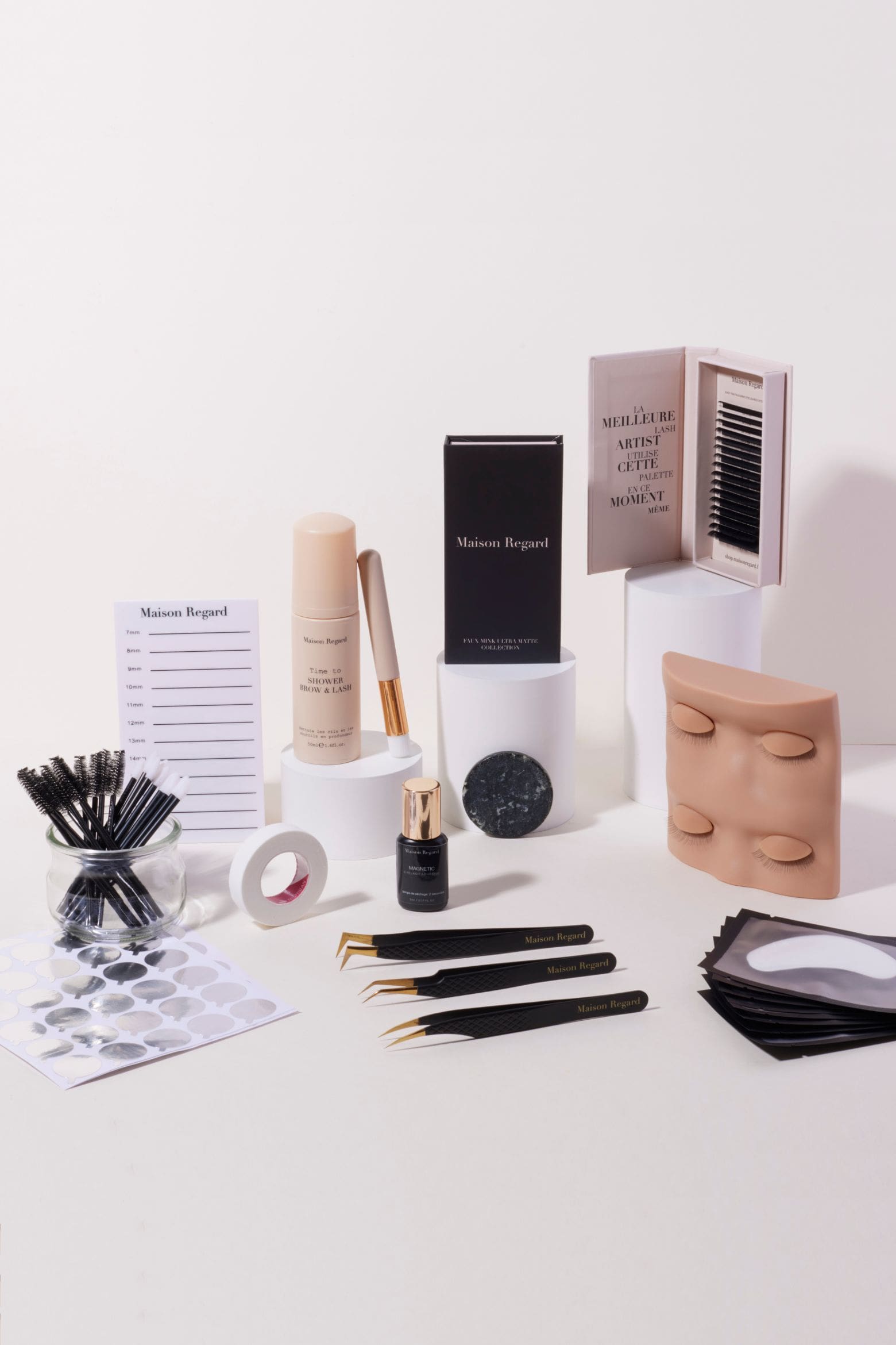 kit extension de cil débutant cil a cil et volume russe