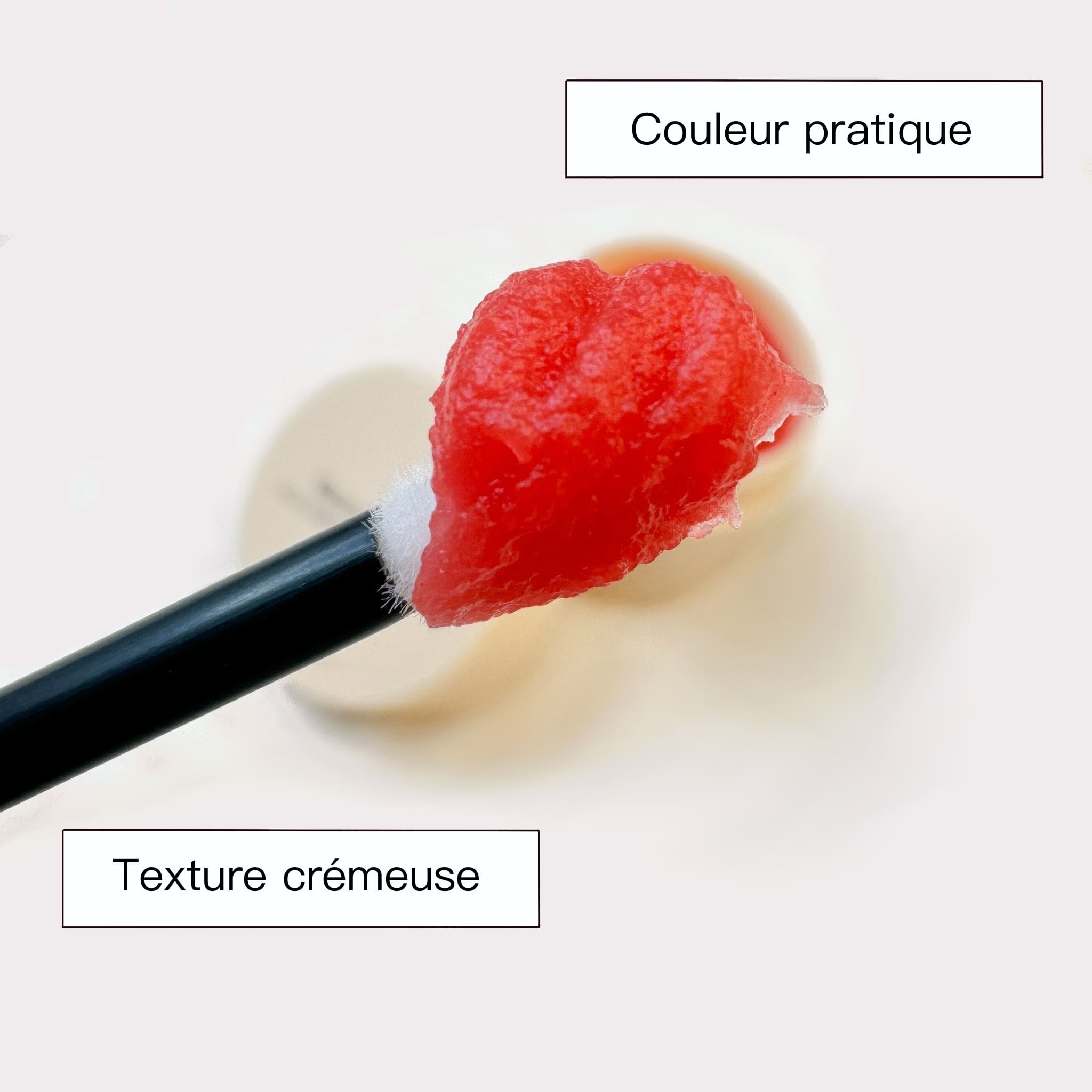 remover colle extension de cils texture cremeuse