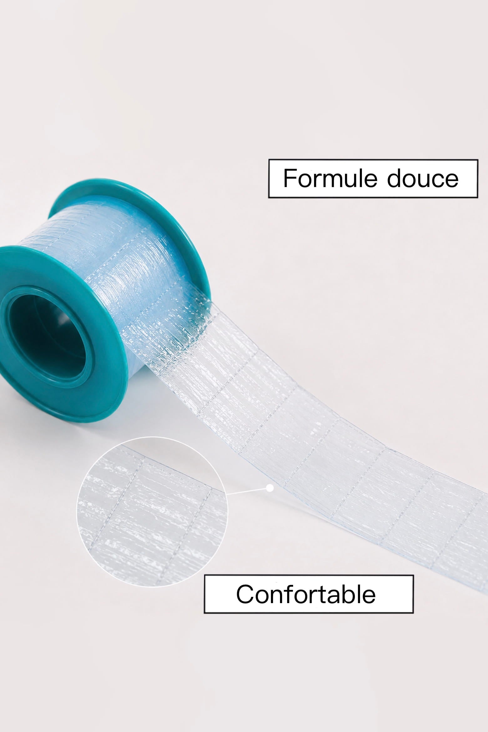 sparadrap siliconée extensions de cils rehaussement